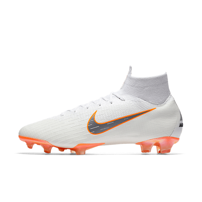 Nike Mercurial Superfly 6 Elite FG White Total Orange AH7365-107
