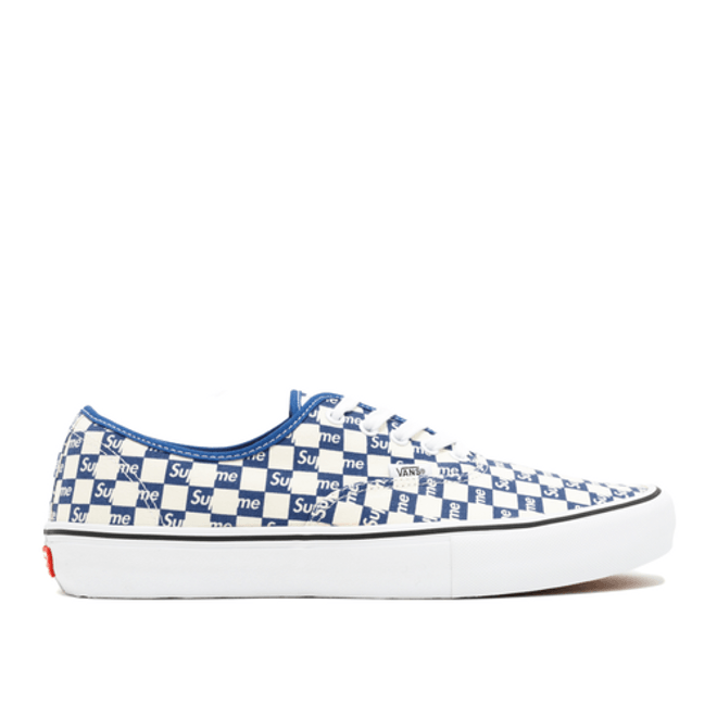 Vans Authentic Pro "Supreme - Checkers - Blue" VN000Q0DJLX