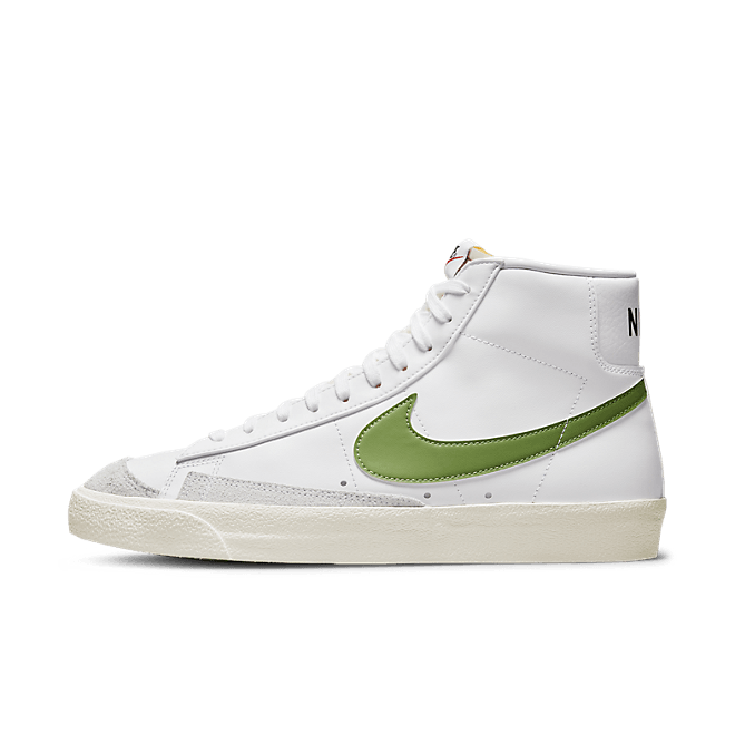 Nike Blazer Mid 77 Vintage Mismatched Swoosh Chlorophyll Black BQ6806-116