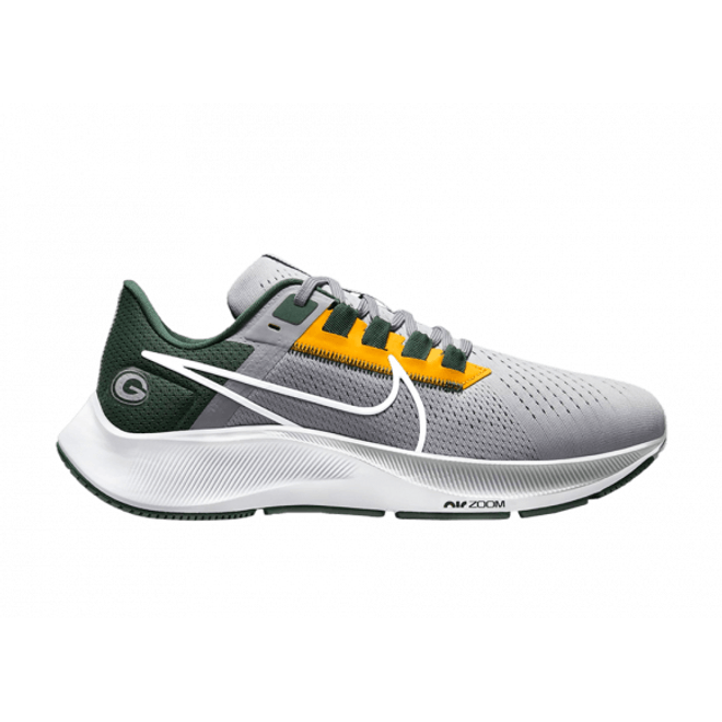 Nike Air Zoom Pegasus 38 Green Bay Packers Grey DJ0844-001