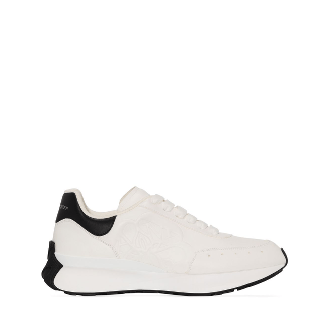 Alexander McQueen logo-embossed low-top 688548WIABU