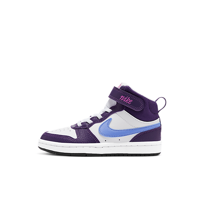 Kids Nike Court Borough Mid 2 BP PURPLE CD7783-106