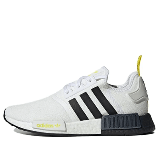 adidas NMD_R1 STLT Primeknit ' Black Bright Yellow' White FV2549