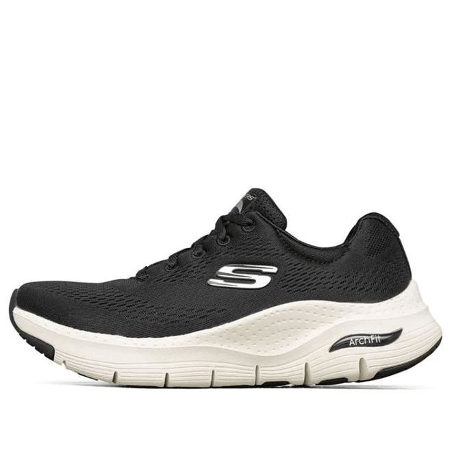 Skechers Arch Fit Black and White Marathon Running  149057-BKW