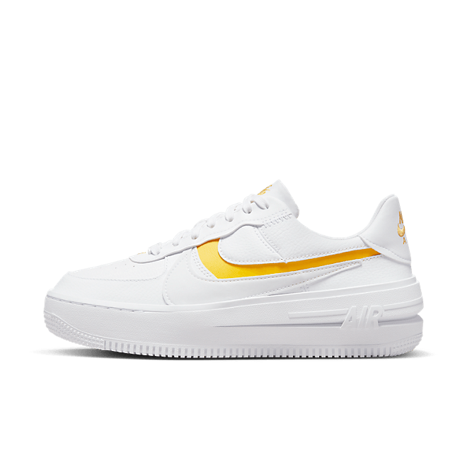 Nike WMNS Air Force 1 PLT.AF.ORM Yellow Ochre  DJ9946-102