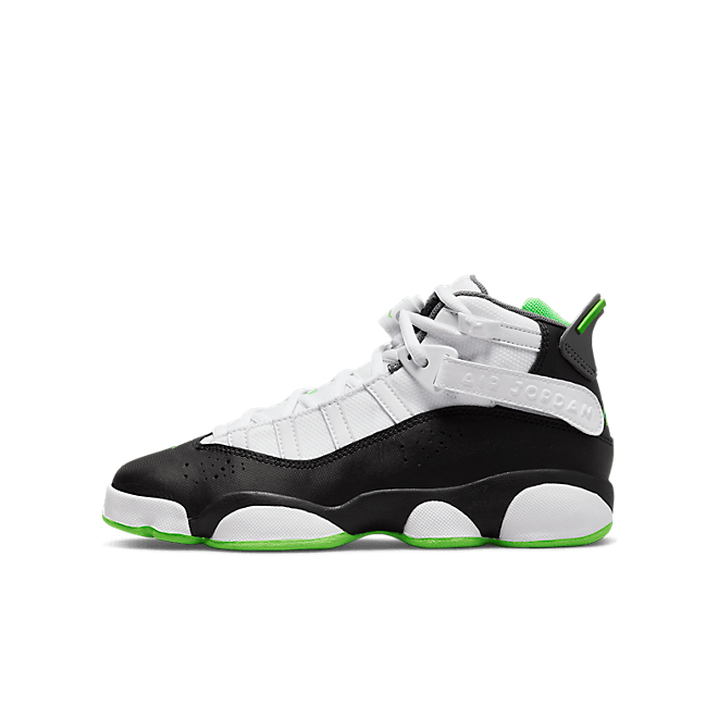 Jordan 6 Rings White Black Green (GS) 323419-130
