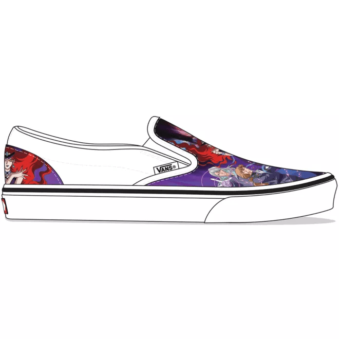 Vans Classic Slip-On Comfy Cush Pretty Guardian Sailor Moon VN0A7TNM448