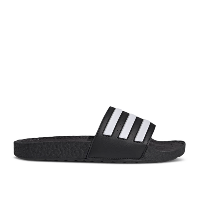 adidas Adilette Boost Slides 'Black White Stripes' FY8154