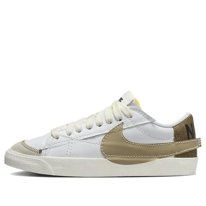 Nike Blazer Low 77 Jumbo White Khaki Skate  DZ2772-121