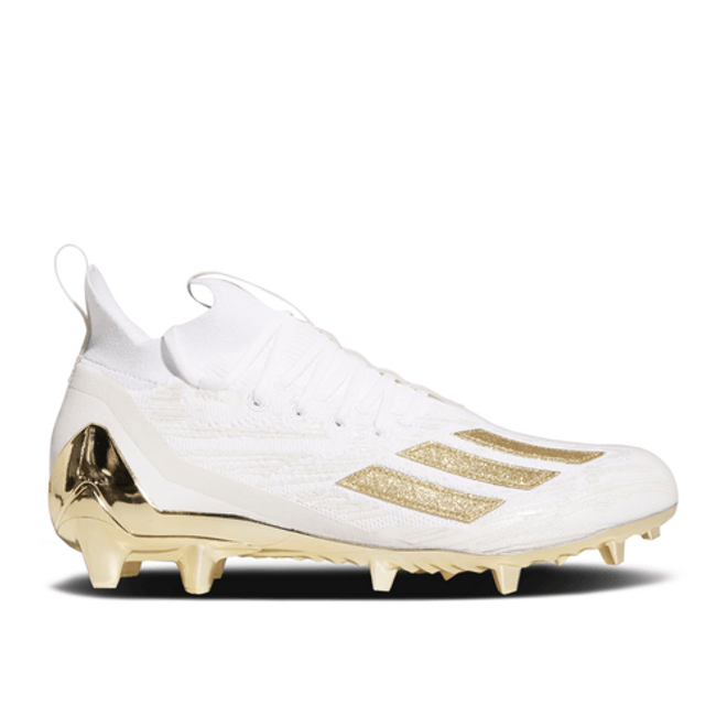 adidas Adizero Cleats Primeknit 'White Gold Metallic' GX5100