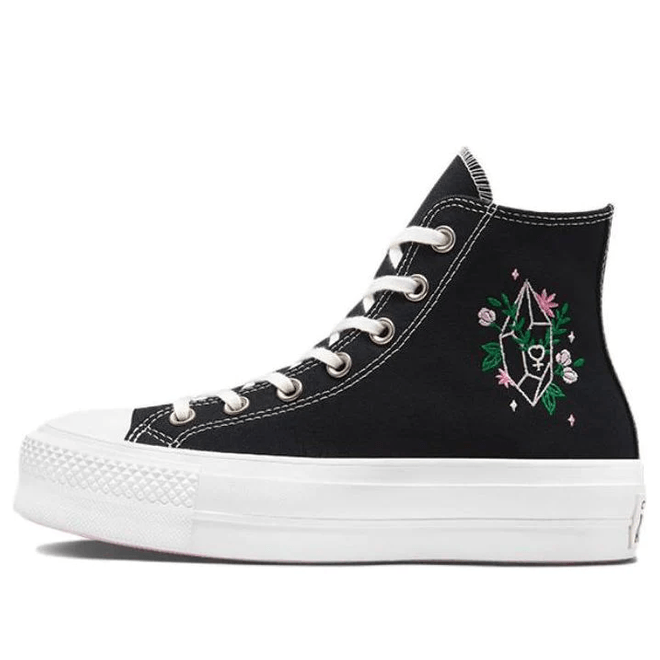 Converse Womens WMNS Chuck Taylor All Star Lift Black White Canvas  A03739C