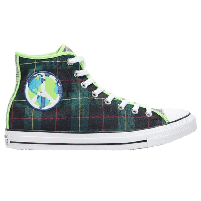 Converse Chuck Taylor All-Star Hi World Peace Green Red 167367F