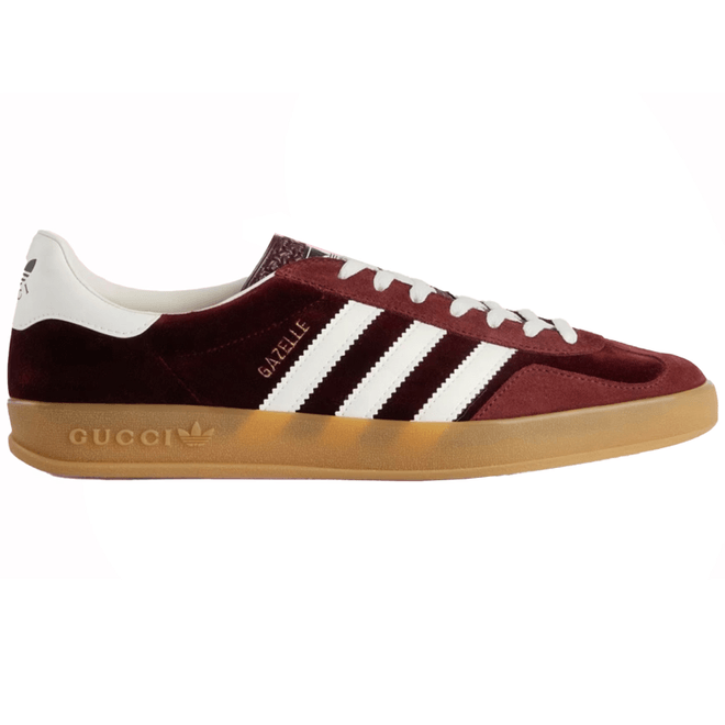 adidas x Gucci Gazelle Burgundy Velvet 707848 9STU0 6160