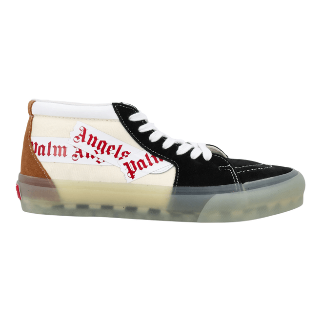 Vans Vault Sk8-Mid LX Palm Angels Black White Beige VN0A7TNHF78C