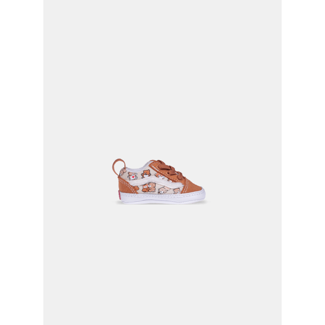 Vans Old Skool Crib Bear Hugs Brown Multi VN0A3U8KBF01