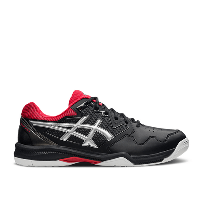 ASICS Gel-Dedicate 7 Black Silver Red Marathon Running  1041A223-002
