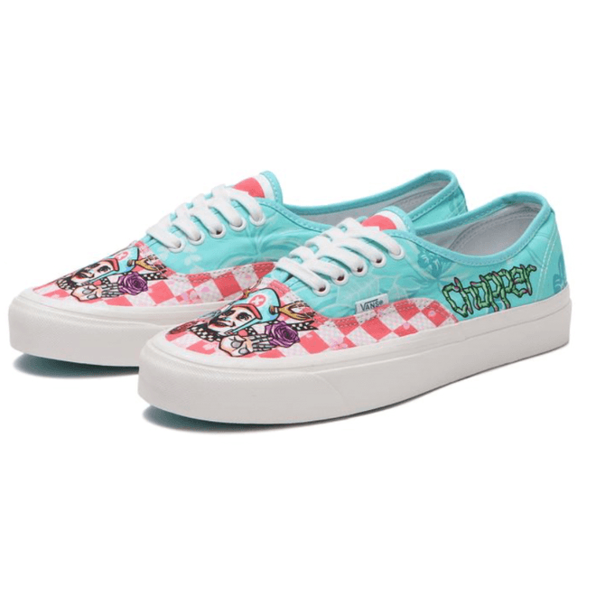 Vans Authentic 44 DX x ONE PIECE BLUE Skate  VN0005U8JBW