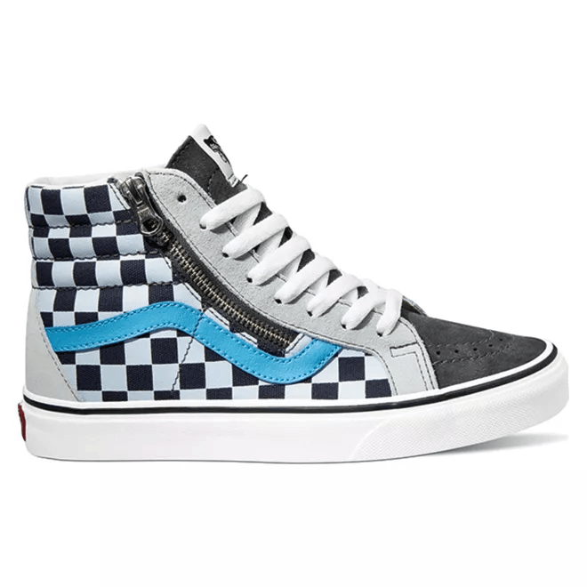 Vans SK8 HI Reissue Side Zip BLACKWHITE Skate  VN0007NZ9KM