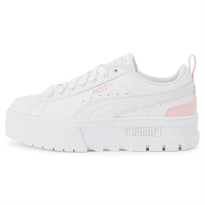 PUMA Mayze Leather Youth Trainers 384527-05