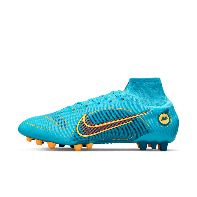 Nike Mercurial Superfly 8 Elite AG Chlorine Blue Laser Orange DJ2841-484