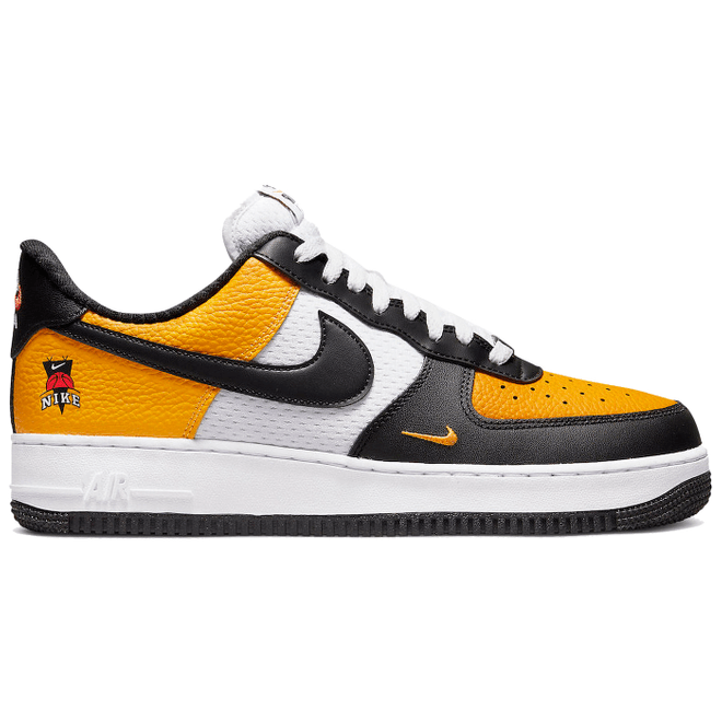 Nike Air Force 1 Low '07 LV8 Black Gold Jersey Mesh DQ7775-700