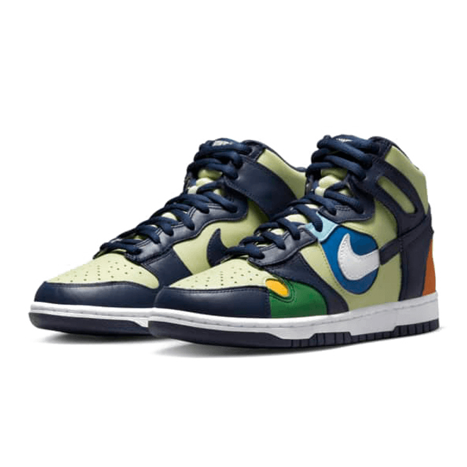 Nike Dunk High See Through Pistachio Midnight Navy (W) DQ7575-300