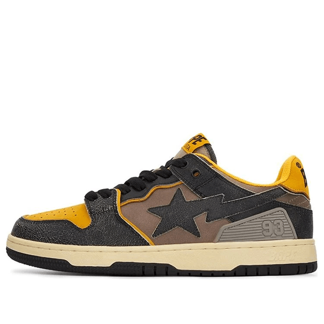 A Bathing Ape A BATHING APE Bape Sk8 Sta Yellow Fashion Skate  1I20-191-022