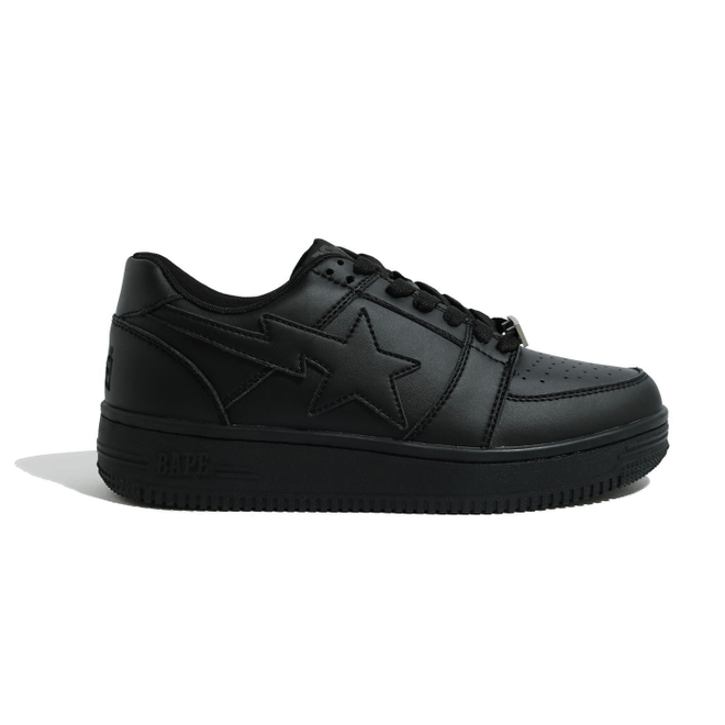 A Bathing Ape Bape Sta Low Triple Black 1H30-191-010_BLK