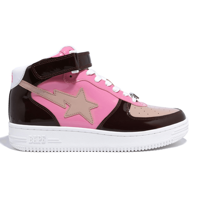 A Bathing Ape Bape Sta Mid Brown Pink Tan (2020) 1G30191004