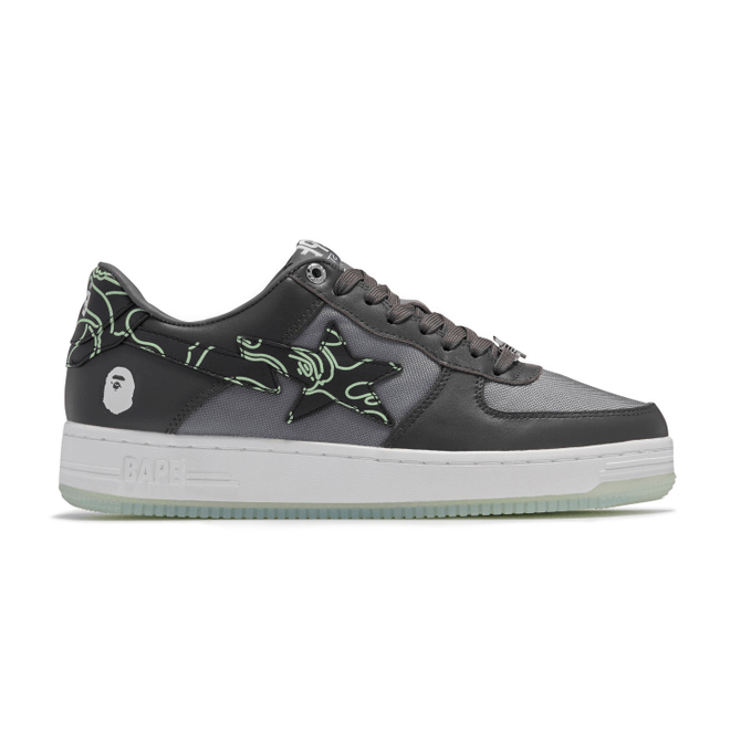 A Bathing Ape Bape Sta Text Code Camo Charcoal 001FWI202007-CHA