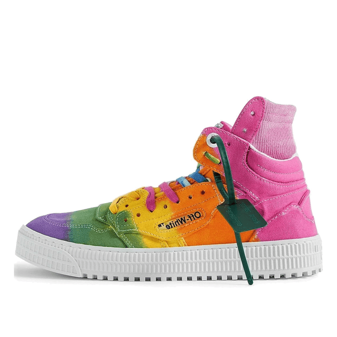 Off-White 3.0 Off-Court Canvas Supreme High Top Sneaker Multicolor OMIA065S22FAB0018400