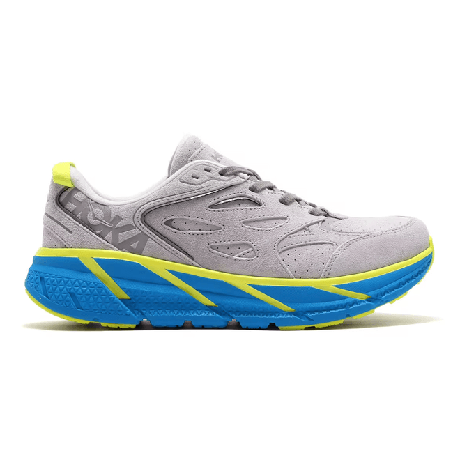 Hoka One One Ora Clifton L Suede Lunar Rock / Diva Blue 1122571-LRDB