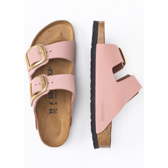 Damen Pantoletten Rosa BIRKENSTOCK ARIZONA BIG BUCKLE LENB 1024074