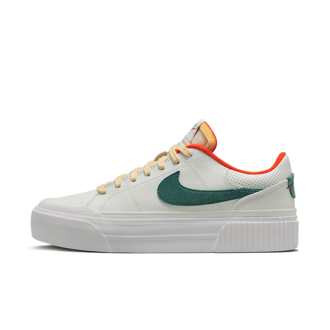 Nike (WMNS) Court Legacy Lift 'Cream White Green' CREAM FD0355-133