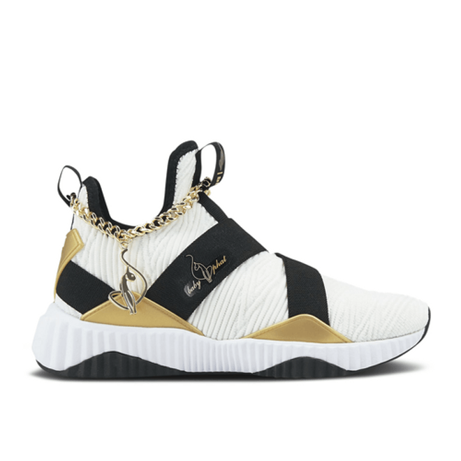 Puma Baby Phat x Wmns Defy Mid 'White Black Gold' 387663-01