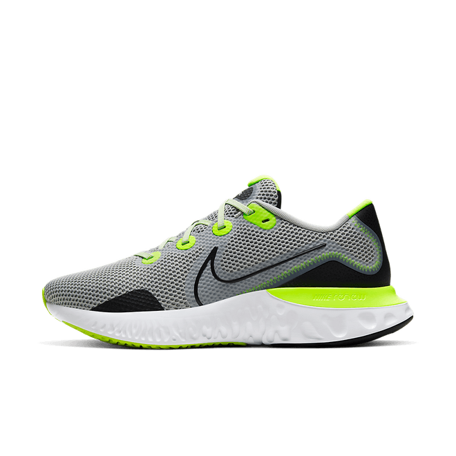 Nike Renew Run 4E Wide 'Grey Fog Volt' CW7437-006