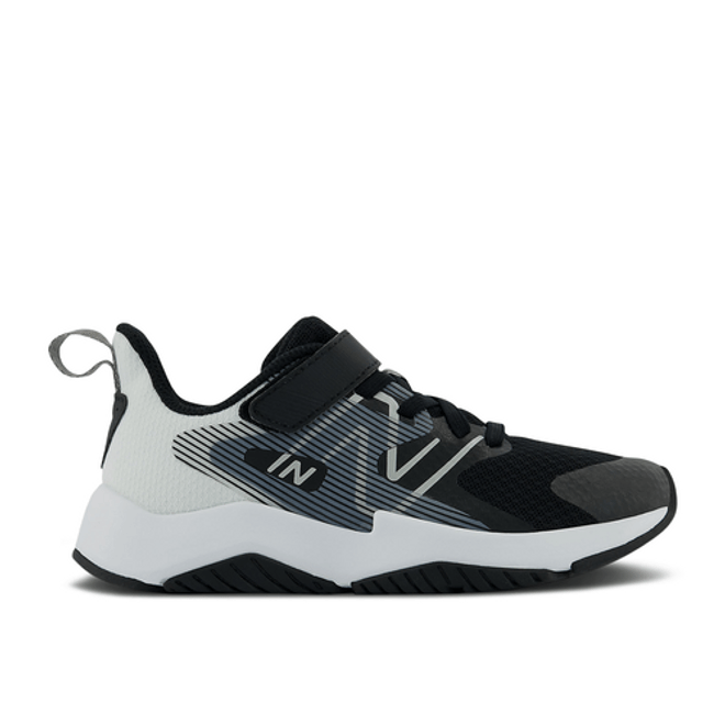 New Balance Rave Run v2 Bungee Lace Big Kid Wide 'Black White' YTRAVBW2-W