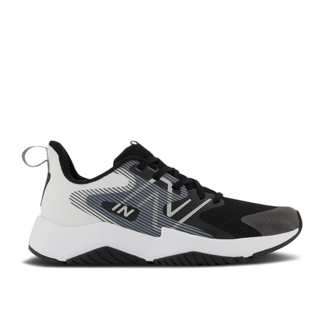 New Balance Rave Run v2 Big Kid Wide 'Black White' GKRAVBW2-W
