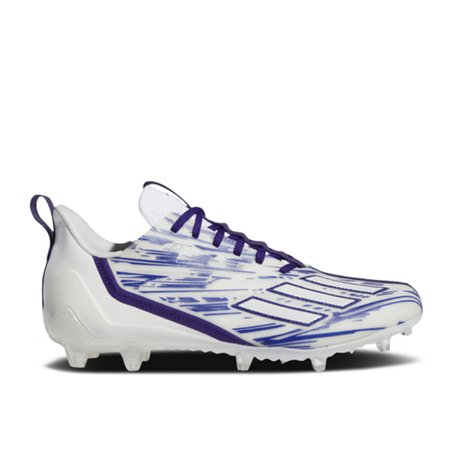 adidas Adizero Cleats 'White Team College Purple' GZ6914