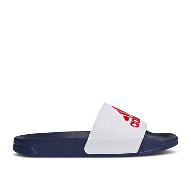 adidas Adilette Shower Slide 'White Victory Blue' HQ6885