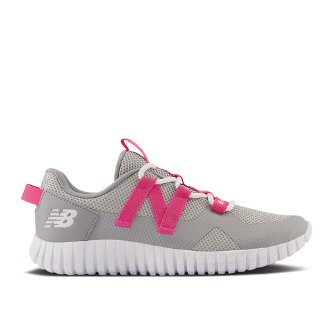 New Balance Playgruv v2 Bungee Big Kid Wide 'Grey Hi-Pink' GTPGRVAD-W
