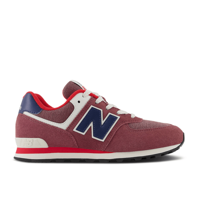 New Balance 574 Big Kid Wide 'Washed Burgundy Navy' GC574NX1-W