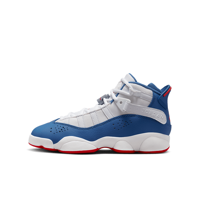 Air Jordan Jordan 6 Rings GS 'White True Blue' 323419-140