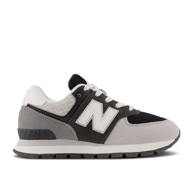 New Balance 574 Little Kid Wide 'Blacktop White' PC574DA2-W