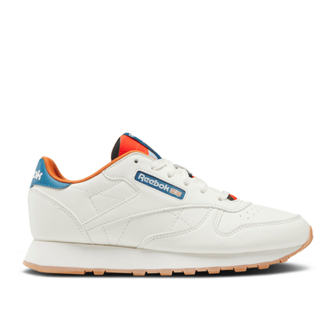 Reebok Classic Leather Big Kid 'Chalk Steely Blue' HR1069