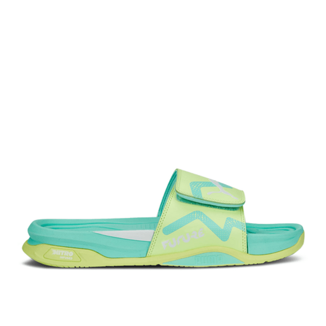 Puma Dream Nitro Future Slide 'Yellow Electric Peppermint' 391270-02