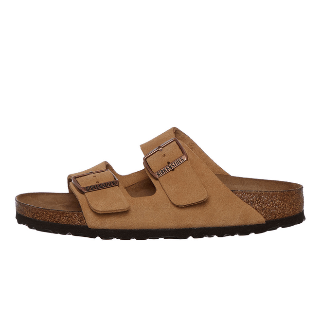 Birkenstock Arizona Suede Leather "Latte Cream" 1026174