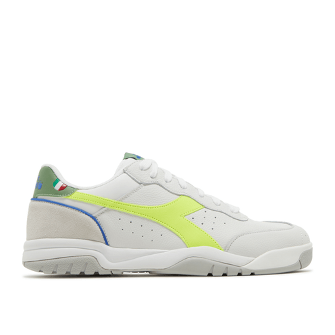 Diadora Maverick Ball 'White Acid Green' 501-178766-C2416
