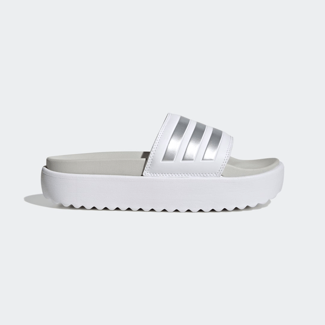 adidas Wmns Adilette Platform Slide 'White Zero Metallic' IE9703