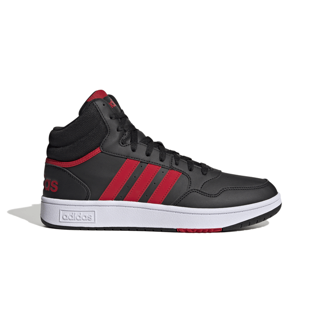 adidas Hoops 3.0 Mid 'Black Scarlet' ID9835